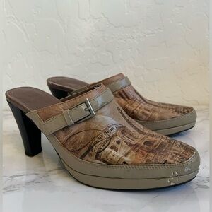 Icon Shara-2 Mule w/heel Sz 7 (Paris)